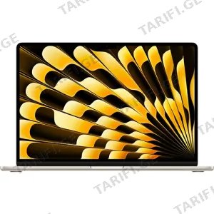 15-inch Macbook Air: Apple M3 Chip With 8-core CPU And 10-core GPU 8GB 256GB SSD - Starlight