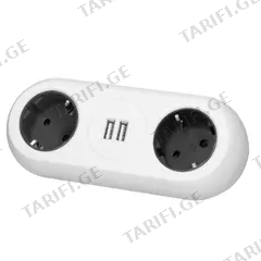 დამაგრძელებელი სამაგიდო ORNO 2х1,4მ 2xUSB Schuko 13133W
