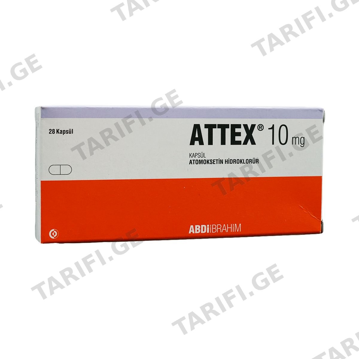 ატექსი - Attex 10მგ 28 კაფსულა