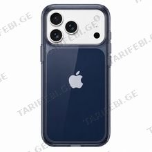 iPhone 17 Pro Max Clear Case with MagSafe Blue მობილური ტელეფონის ქეისი ლურჯი