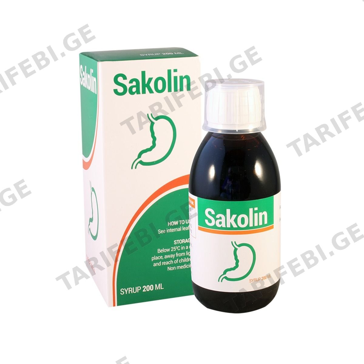 საკოლინი - Sakolin სიროფი 200მლ