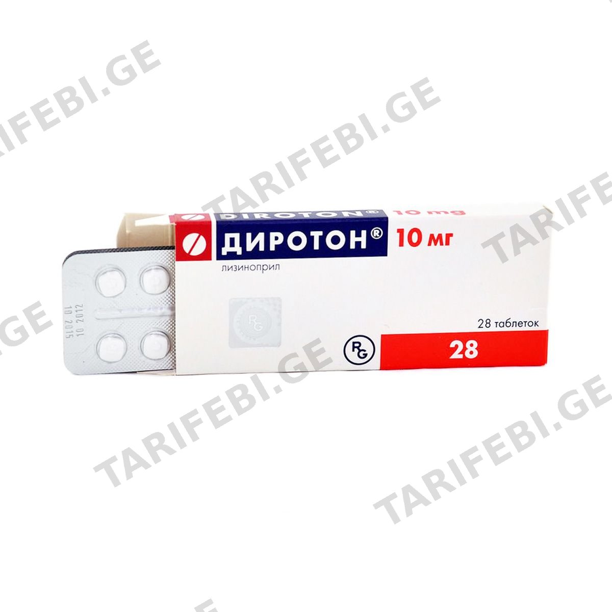 დიროტონი - Diroton 10მგ. 28 ტაბლეტი