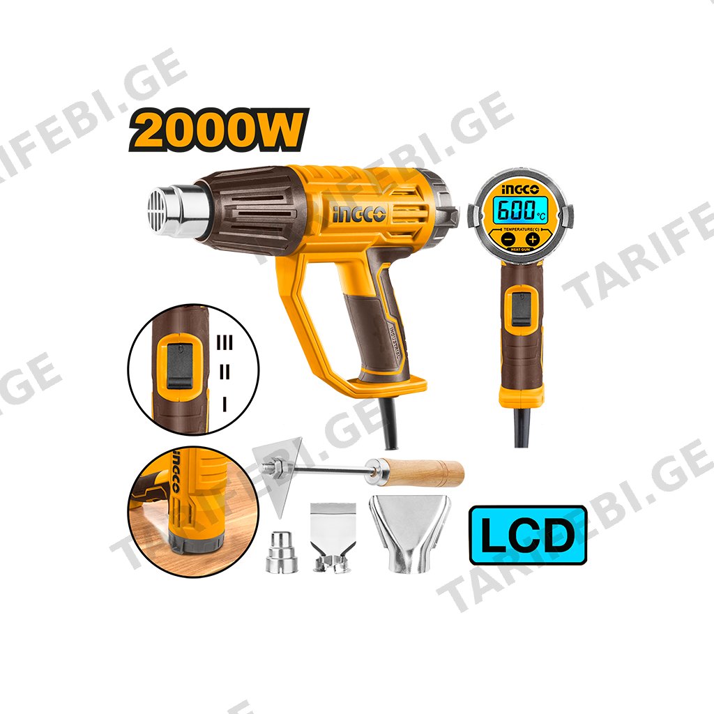 ტექნიკური ფენი LCD 2000W Li-Ion Proline (HG200058)