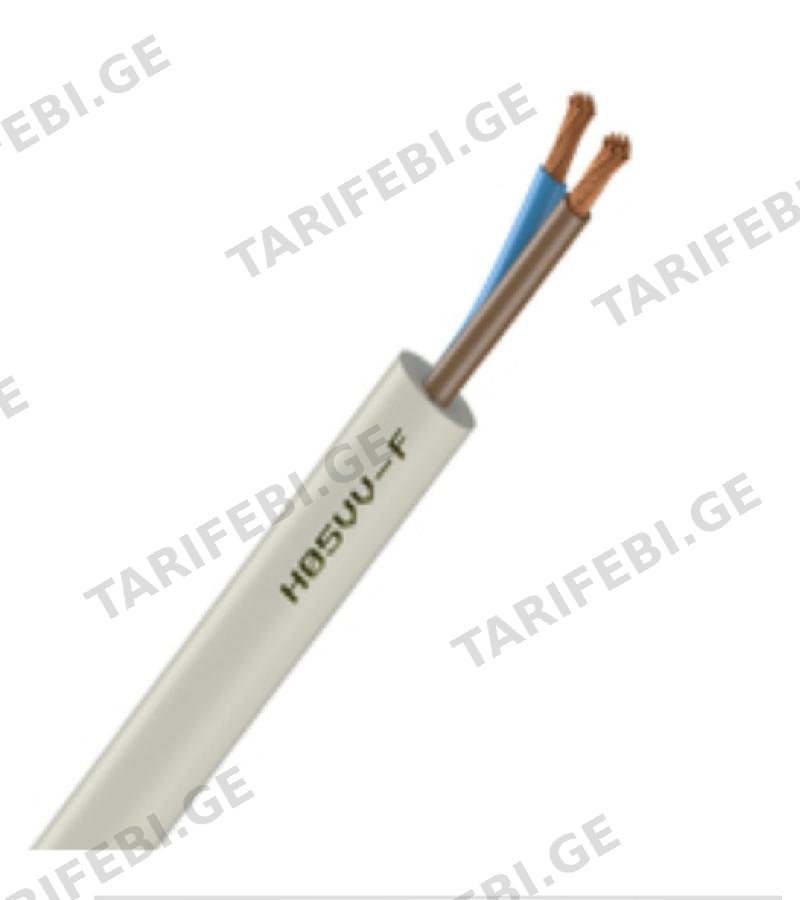 ელ.სადენი 4 G 1,5 H05VV-F მრგვალი, თეთრი Delta Cable