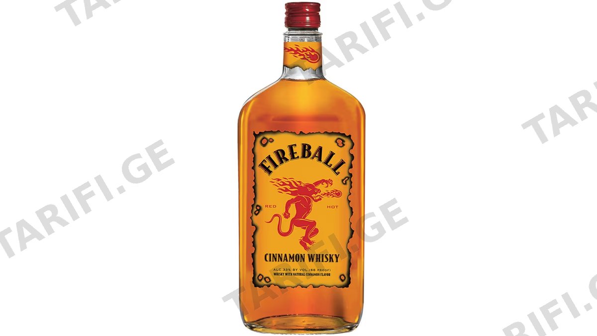 ვისკის ლიქიორი - Fireball - 1L