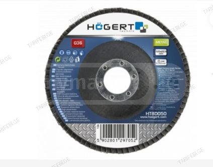ზუმფარა სახეხი დისკი 125x22,4 G 60 HÖGERT