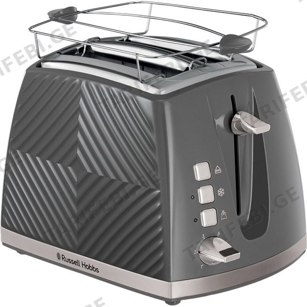 ტოსტერი Russell Hobbs 26392-56/RH Groove, 850W, Toaster, Gray