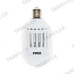 მწერების საწინააღმდეგო ნათურა NOVEEN LED E27 8W 800V 40მ² IKN804