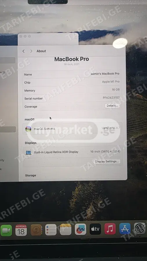 Apple MACBOOK PRO 2021