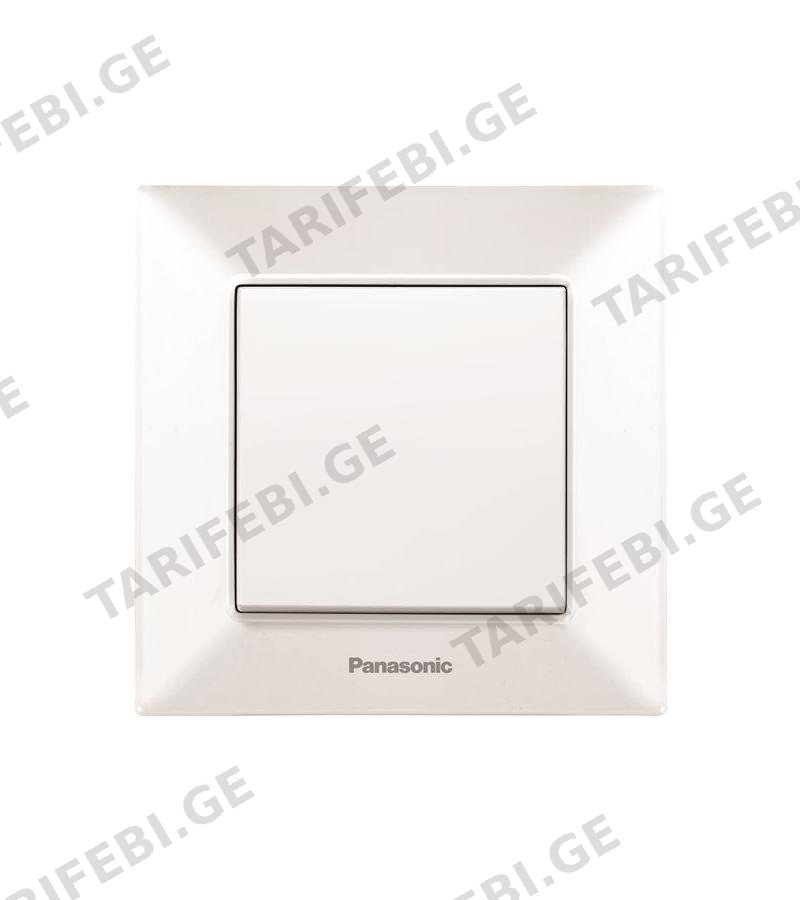 გადამრთველი PANASONIC ARKEDIA SLIM 1-ნი თეთრი