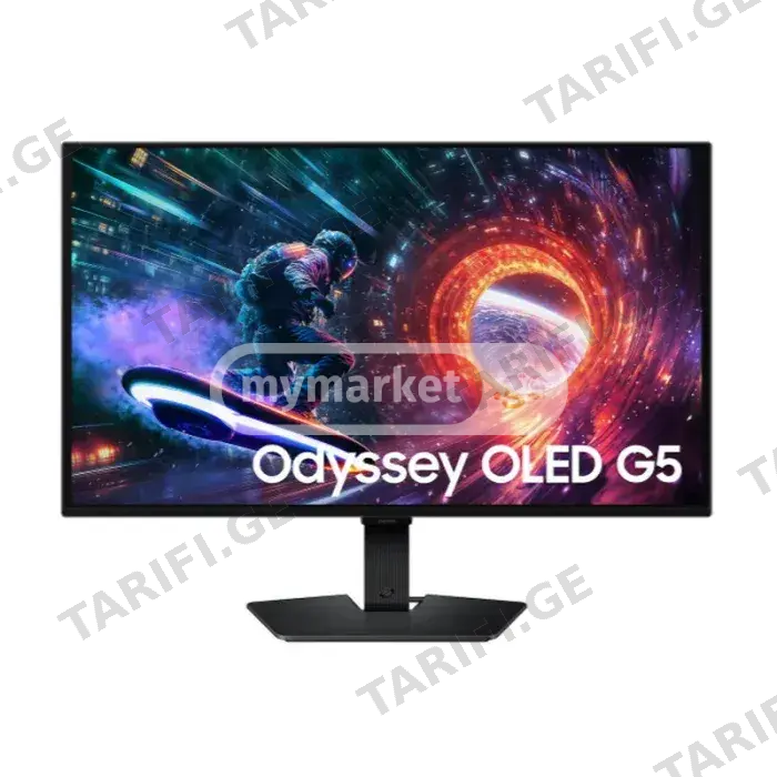 მონიტორი Samsung Odyssey G5 27" OLED 0.03ms 180Hz 2K QHD