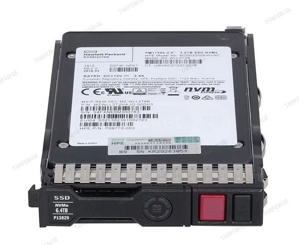 HP Server SAS SSD NVMe SFF LFF HDD სერვერის ვინჩესტერები