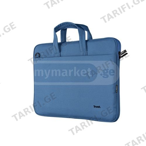 ნოუთბუქის ჩანთა - Trust Bologna Eco Blue For 16 Inch