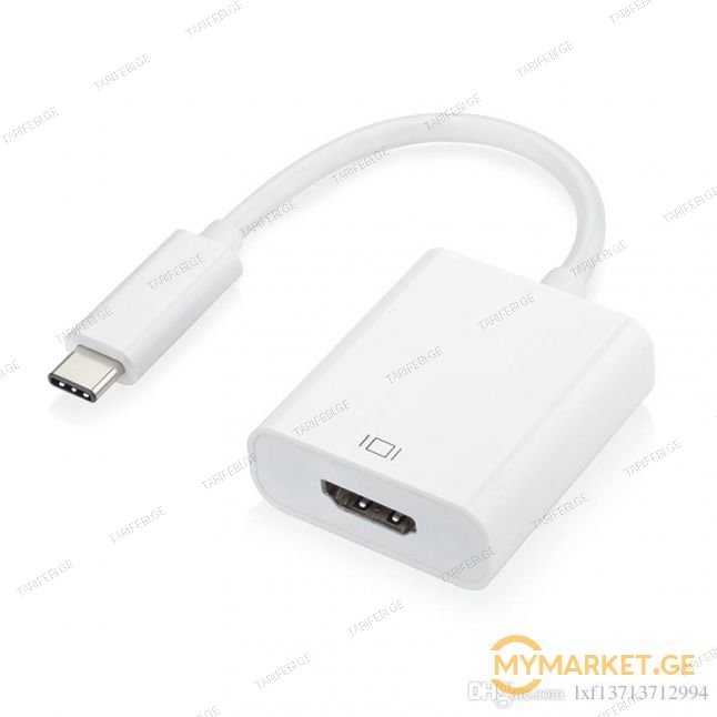 USB 3.0  და USB 3.1 Type C to HDMI Adapter converter