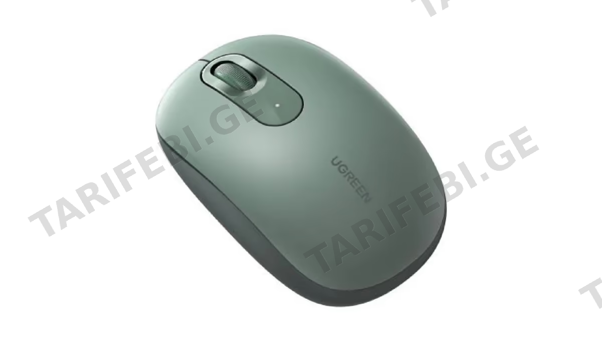 მაუსი UGREEN MU105 (90672), Wireless, USB, Mouse, Celadon Green