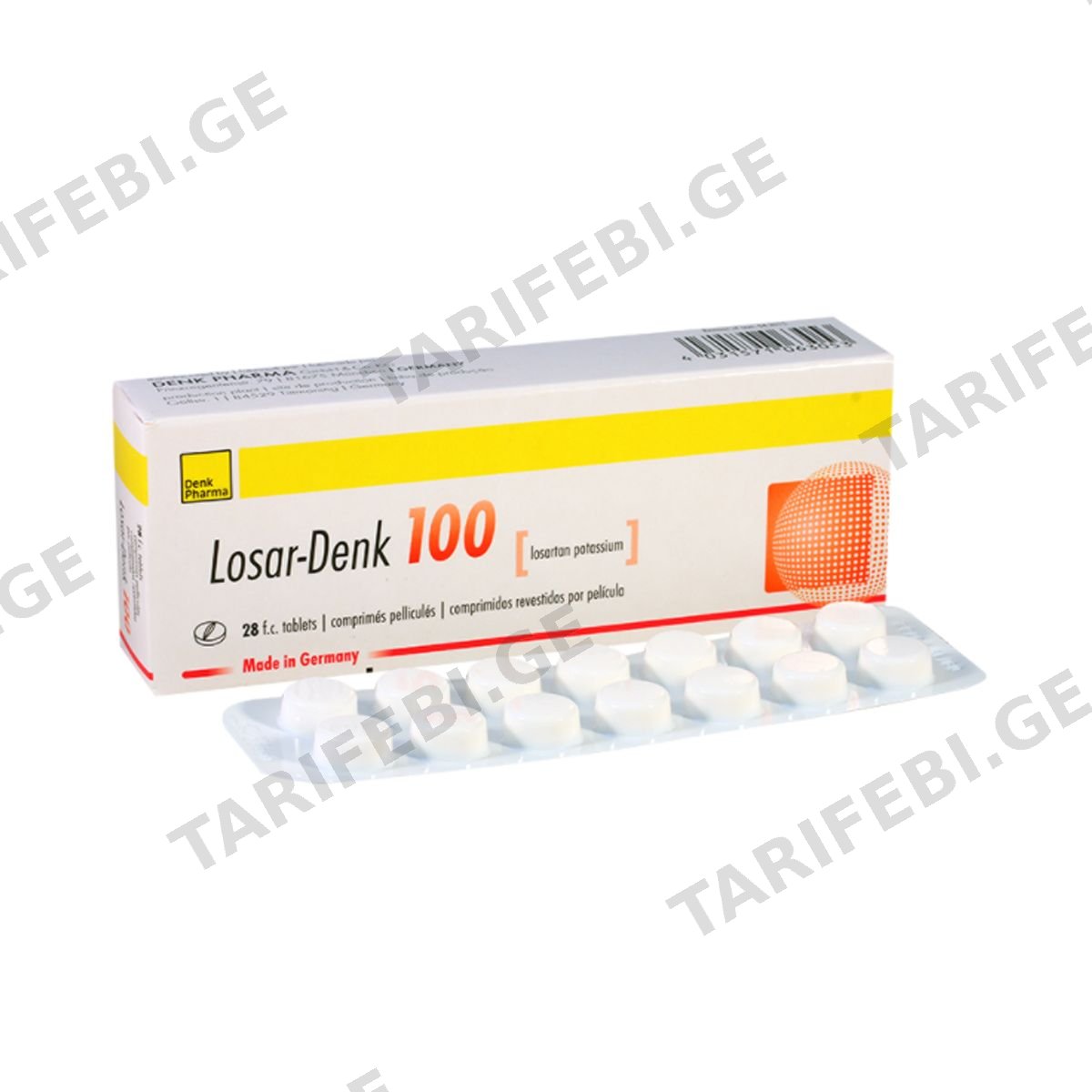 ლოსარ დენკი - Losar Denk 100მგ 28 ტაბლეტი