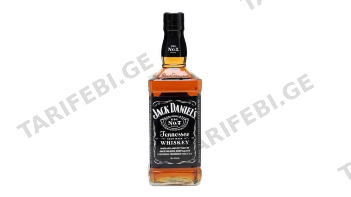 JACK DANIELS- ვისკი "ჯეკ დენიელსი" 0.700ლ 40%