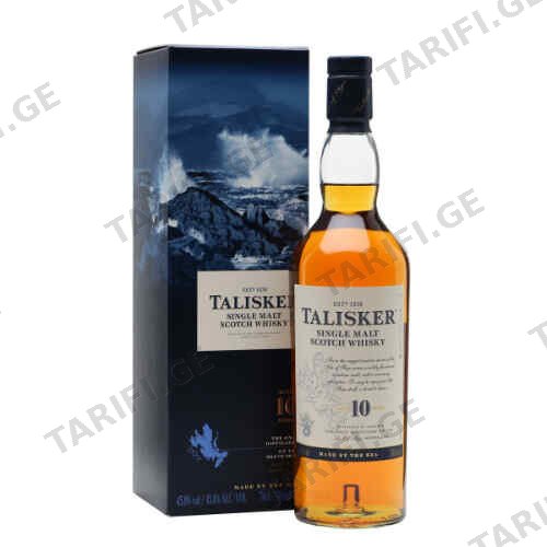 Talisker 0,7 L 45,8 % 10 Years Old - ვისკი ტალისკერი