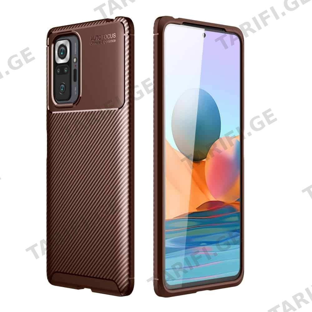 კარბონის ქეისი Xiaomi Redmi Note 10 Pro Focus Carbon Case