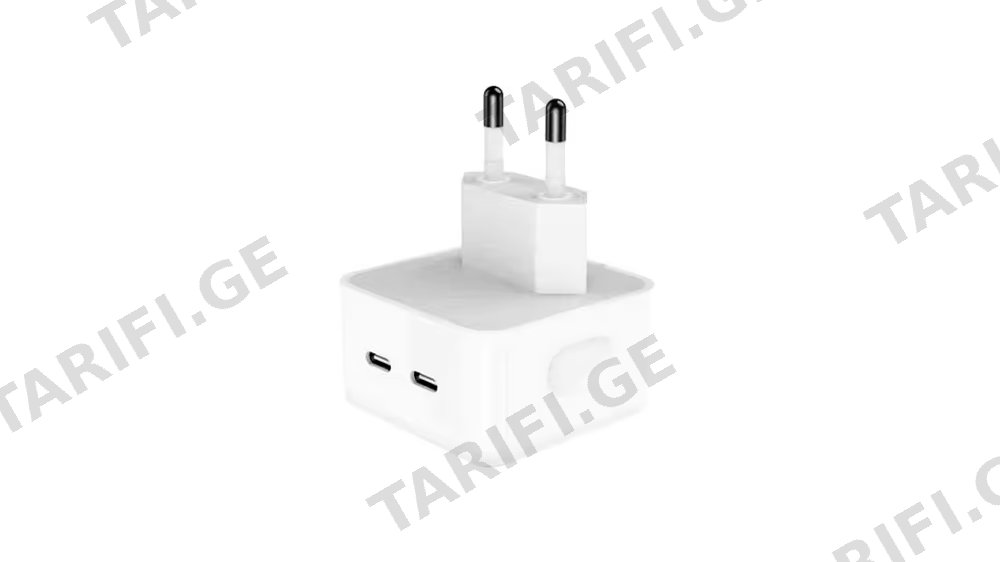 35W Power Adapter USB-C+C დამტენი ადაპტერი (2326)