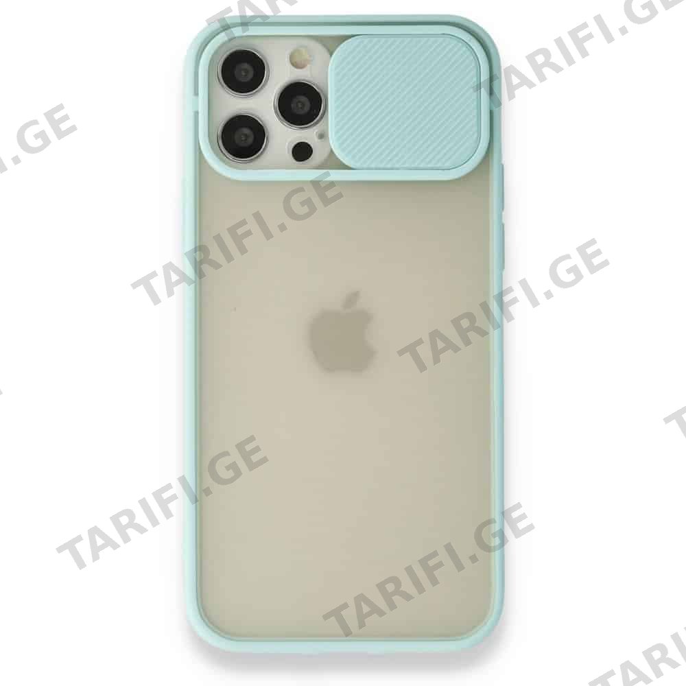 iPhone 12 Pro Max Palm Camera Sliding Silicone Case კამერის დაცვით ქეისი