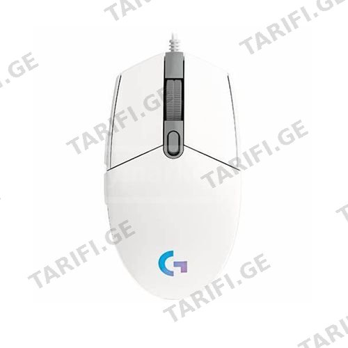 მაუსი - Logitech G203 Lightsync White