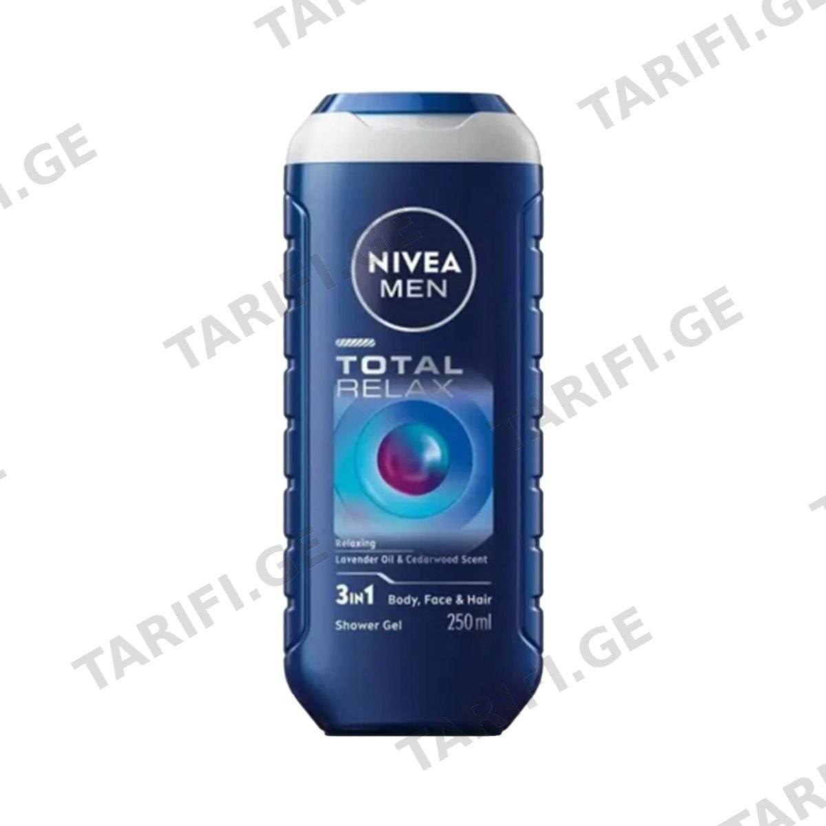 შხაპის გელი კაცის Total Relax 500 მლ 2022 ნივეა - Nivea