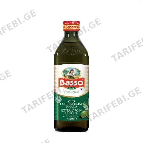Cold pressed olive oil E.V /Basso/ 500 ml