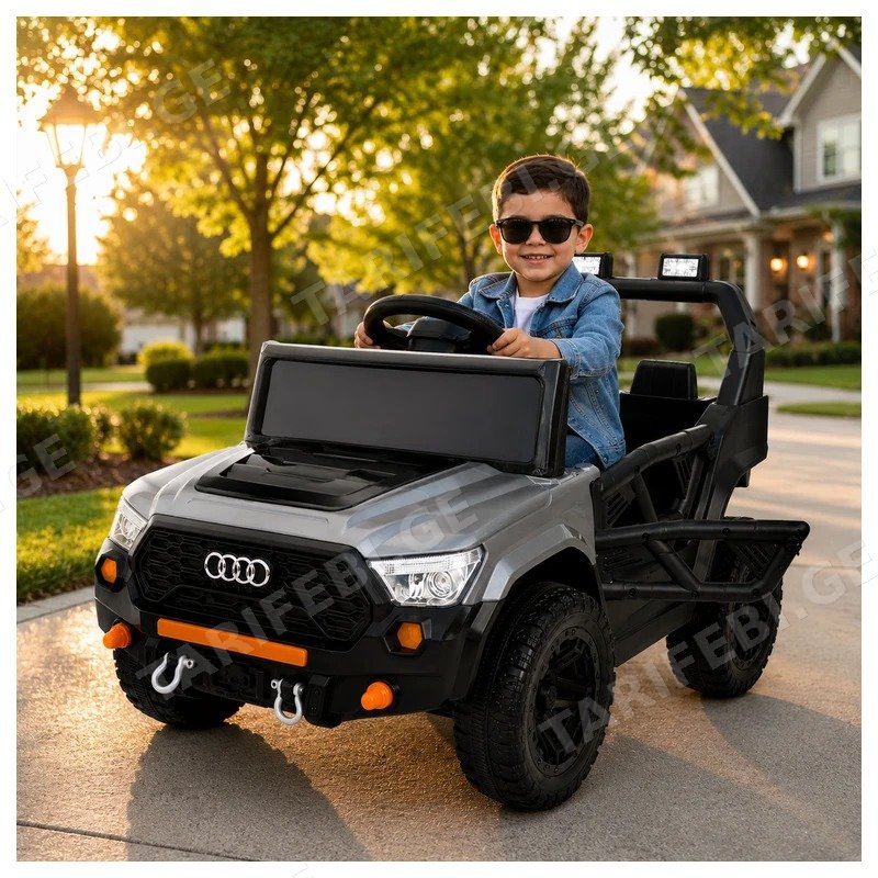 საბავშვო ელექტრო მანქანა AUDI GM-502-CER (2 ძრავა, 12V)