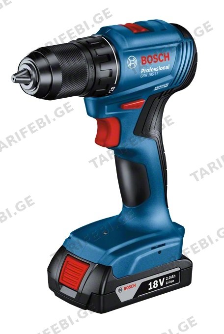 სჭვალსახრახნი აკუმულატორის Bosch GSR 185-LI 18V (06019K3000)