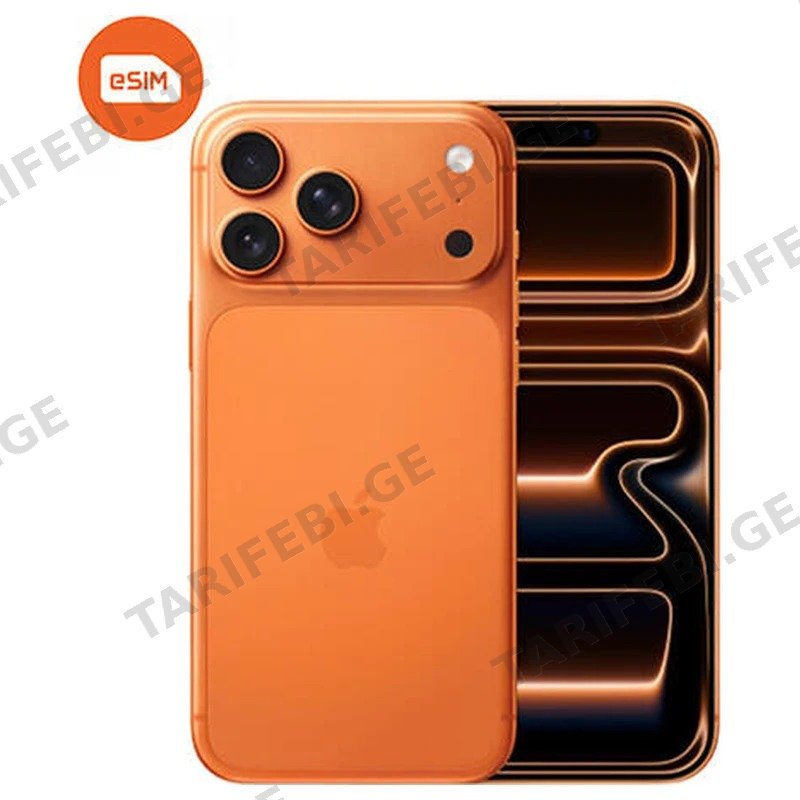 მობილური ტელეფონი APPLE IPHONE 17 PRO MAX 256GB E-SIM ONLY COSMIC ORANGE