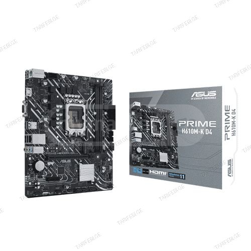 დედაბარათი - Asus Prime H610M-K DDR4