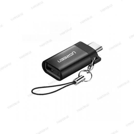 Ugreen Type-C To USB 3.0 A Adapter Cable With Lanyard 50283 Black