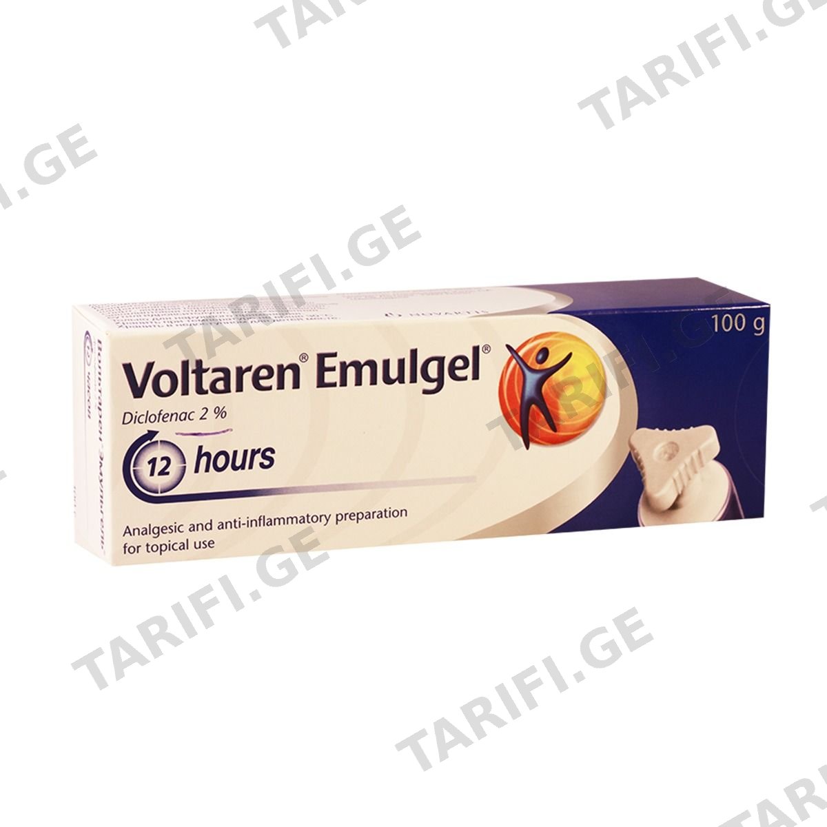 ვოლტარენი ემულგელი - Voltaren Emulgel 2%100გ
