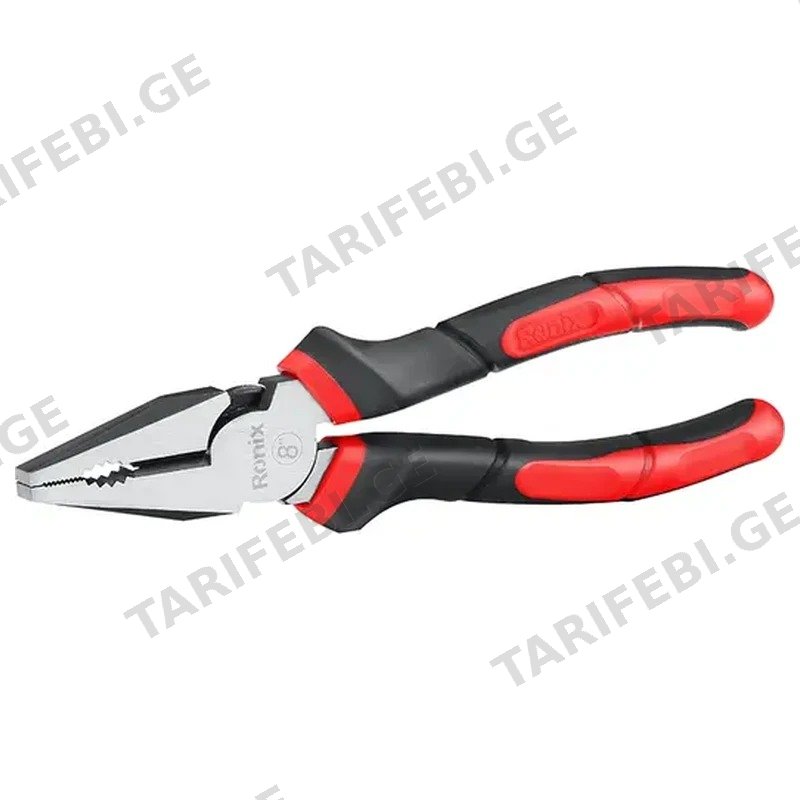 კომბინირებული ბრტყელტუჩა RONIX RH-1168 8 ინჩი / 200 მმ