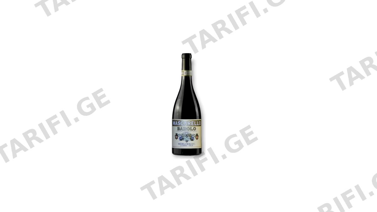წითელი მშრალი ღვინო/ MASCARELLO/ბაროლო 6*750მლ.