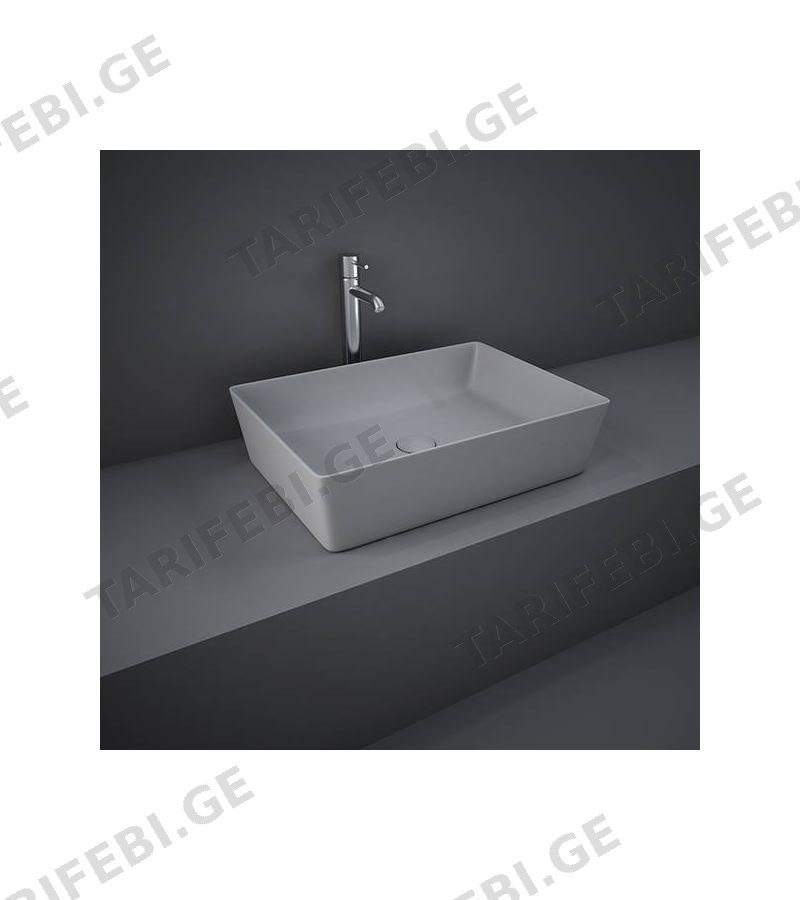 ხელსაბანი დასადგამი RAK-FEELING 50 სმ MATT GREY FEECT5000503A RAK CERAMICS