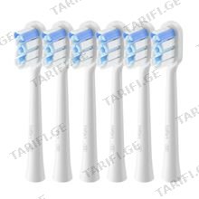 Laifen brush head Super-Clean Brush Head (White) Pack of 6