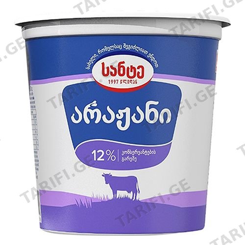 სანტე არაჟანი 12% 800 გ.