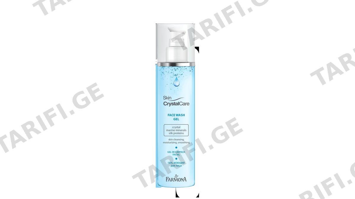 ფარმონა სახის გელი 5409 Skin Crystal Care დასაბანი 200მლ *