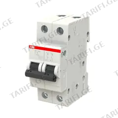 მოდულური ავტომატური ამომრთველი 240 V AC 6 A 6 kA 2 P ABB