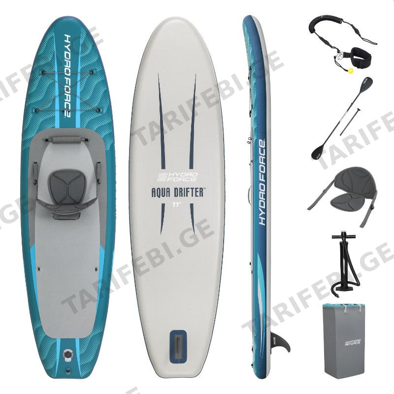 გასაბერი დაფა საპ ბორდინგისთვის Bestway 6532D Aqua Drifter 11' 335x91.5x15 სმ