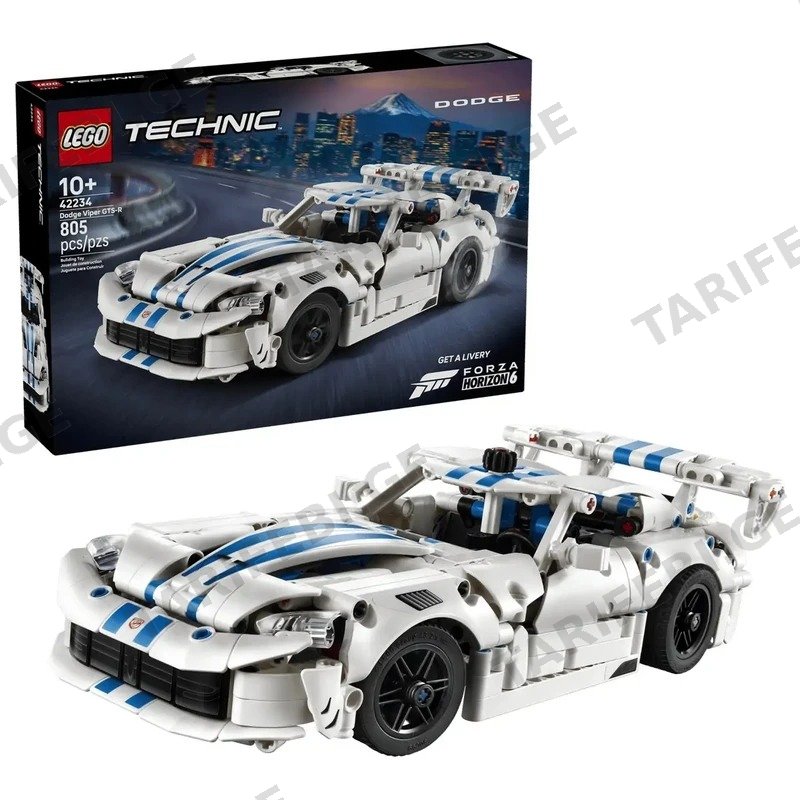 კონსტრუქტორი LEGO TECHNIC 42234 DODGE VIPER GTS-R SPORTS CAR (805 ნაწილი)