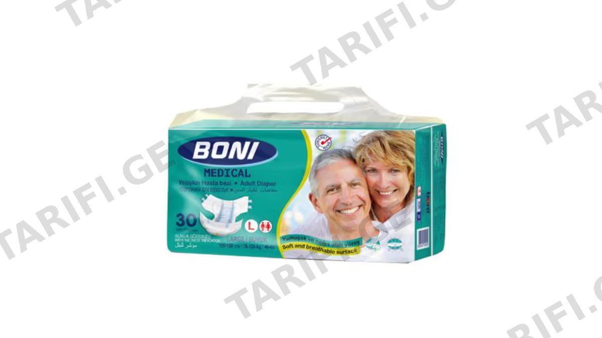 ბონი მწ.საფენი L 100x150სმ. N30 * 5329