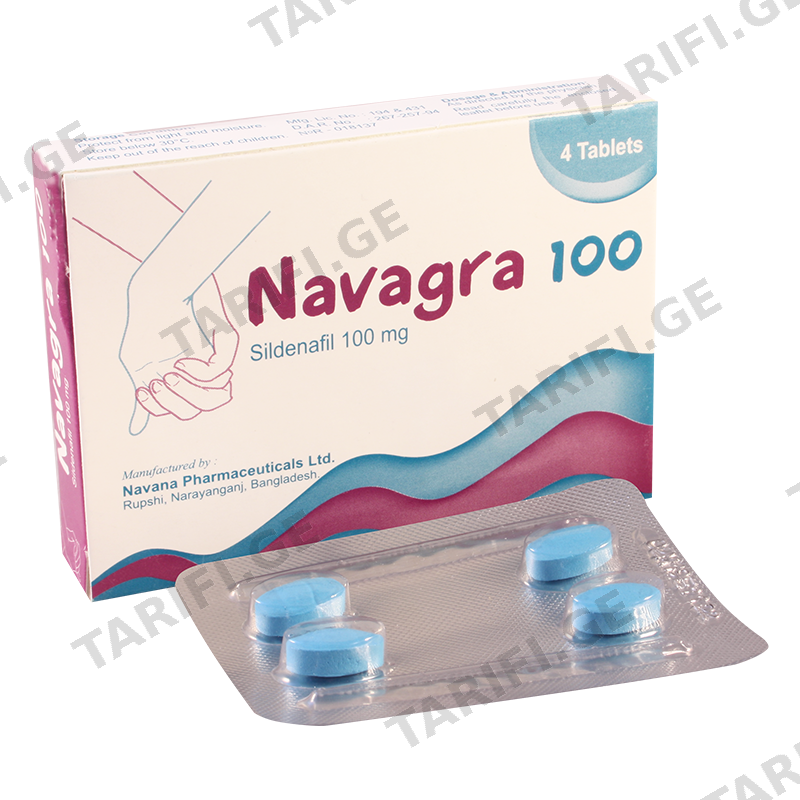 ნავაგრა 100მგ N4 ტაბ Navagra tab 100mg #4