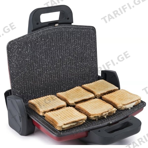 გრილ-ტოსტერი ARNICA GH26120, 1750W, GRILL-TOASTER, RED