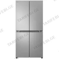 მაცივარი LG GR-B22FFLZB.APYQMER, 530L, A+, NO FROST ვერცხლისფერი