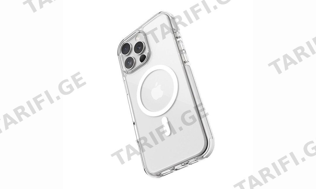 iPhone 16 Pro Max Magsafe case გამჭვირვალე ქეისი