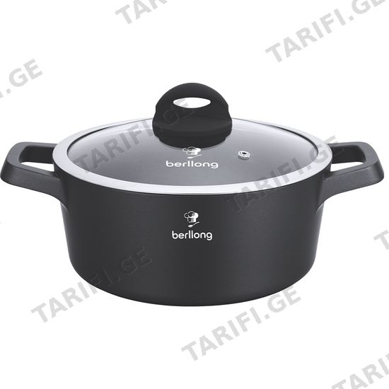 თუჯის ქვაბი BERLLONG SQL - P28 (28 CM)