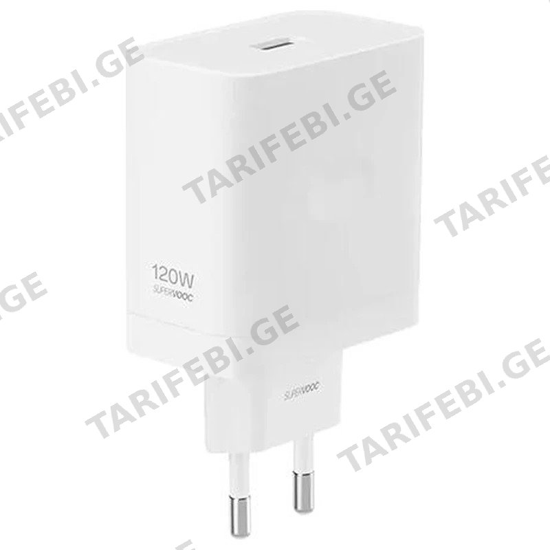 დამტენი ადაპტერი ONEPLUS SUPERVOOC 120W POWER ADAPTER WHITE
